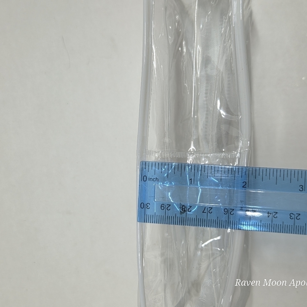 5 Pk Clear Transparent Cosmetic Bag Set - Picture 7 of 9